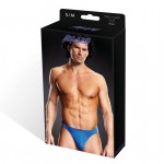 Blueline Performance Microfiber Thong Sports Brief Blue